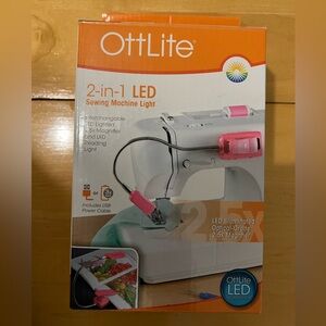 Pink 2-in-1 LED Sewing Machine Light